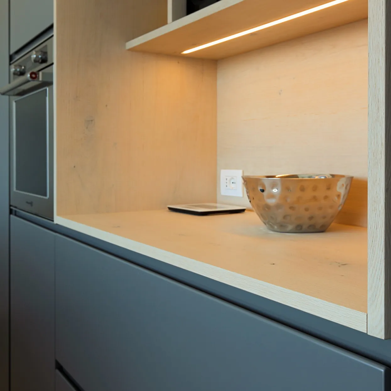 rivestimento cucina in legno 