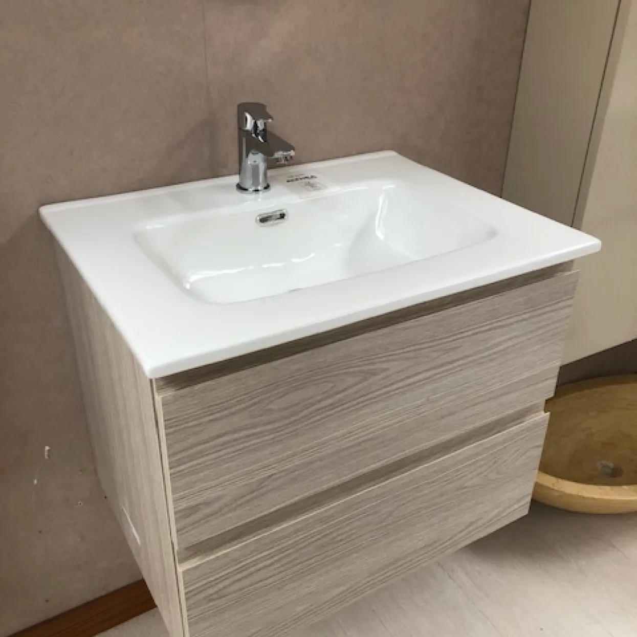 Mobile bagno sospeso piano ceramica mobile laminato