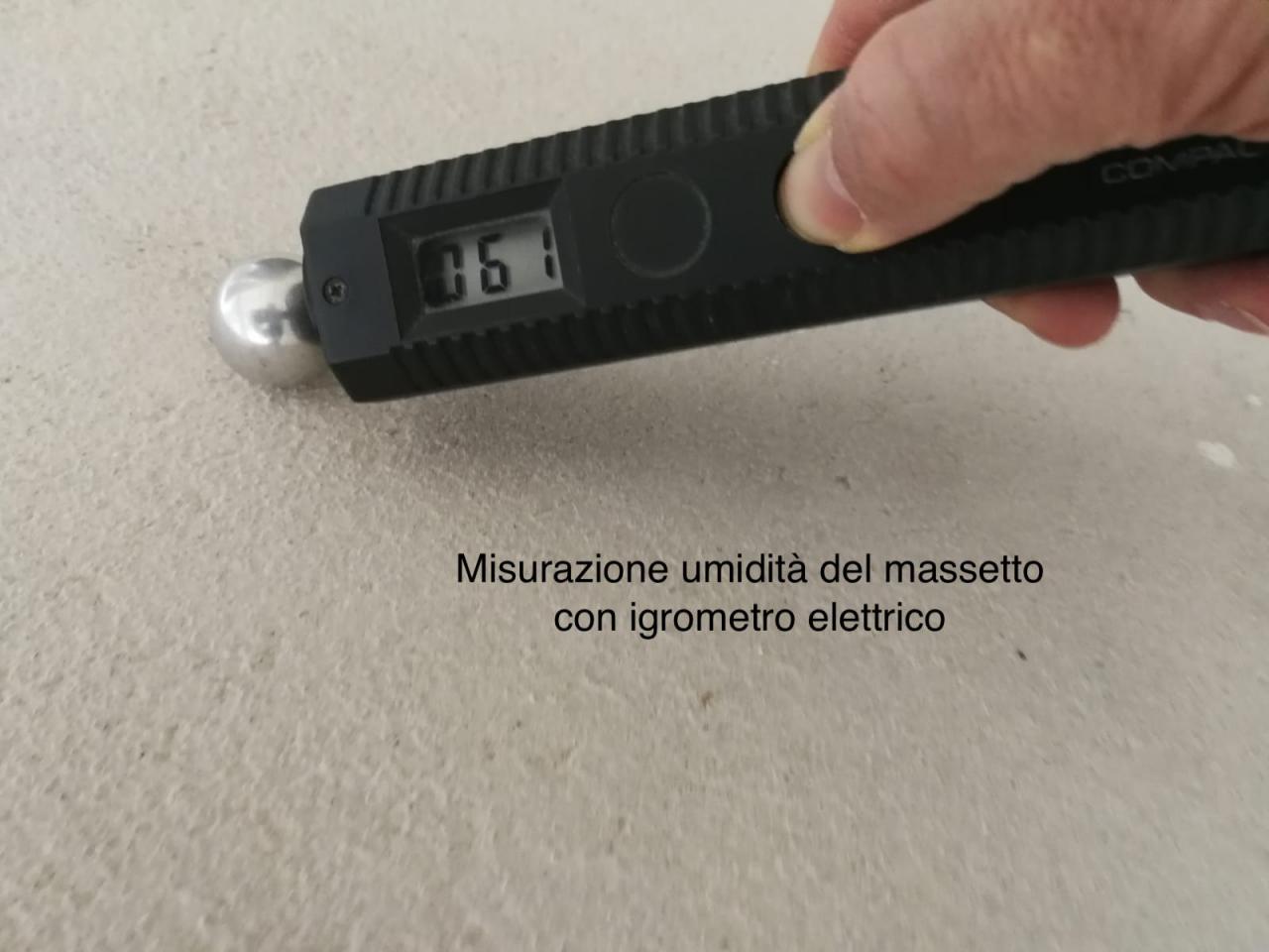 Misurazione umidità con igrometro elettrico
