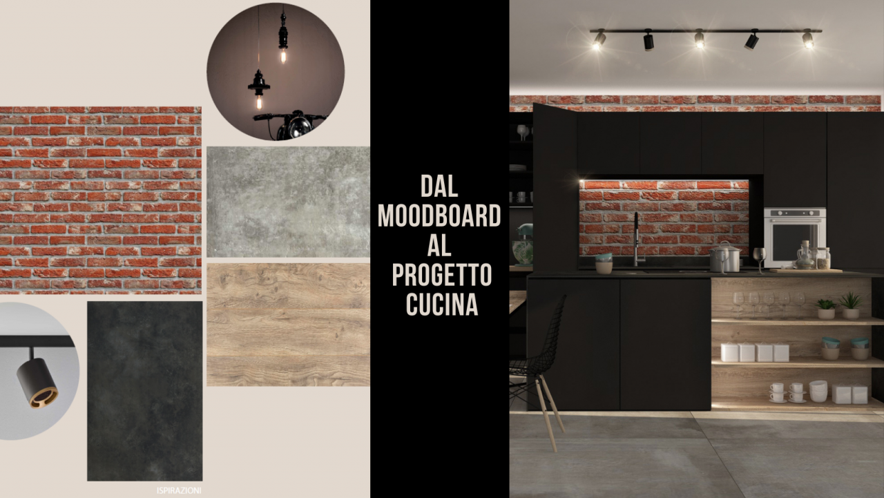 moodboard cucina design Vicenza