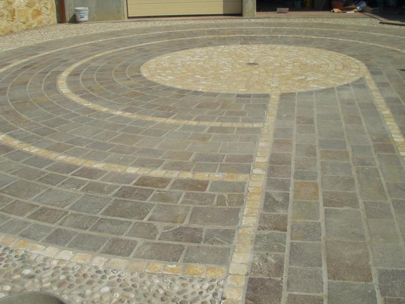 pavimento esterno giardino pavimentazione porfido trani Vicenza Verona