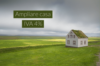 ampliare casa IVA 4%