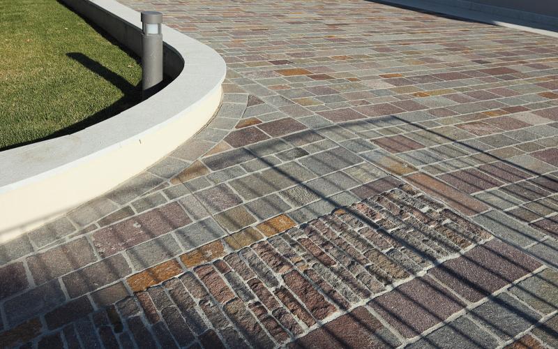 Porphyry for external flooring Vicenza