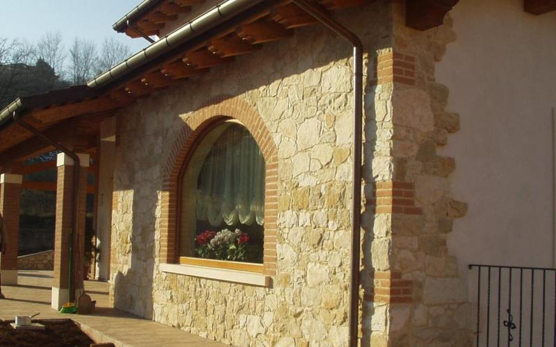 rivestimento facciata esterna casa sasso pietra Vicenza