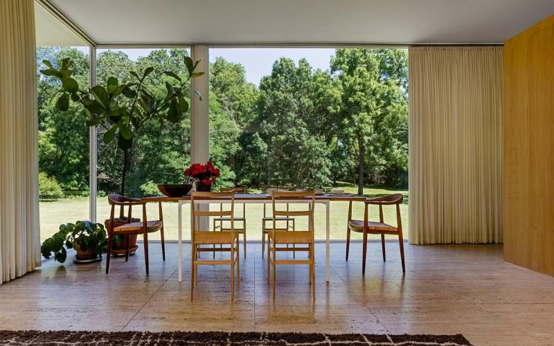 Farnsworth House - Architetto Mies Van Der Rohe - Plano, Illinois, USA