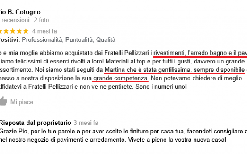 Fratelli Pellizzari review on Martina