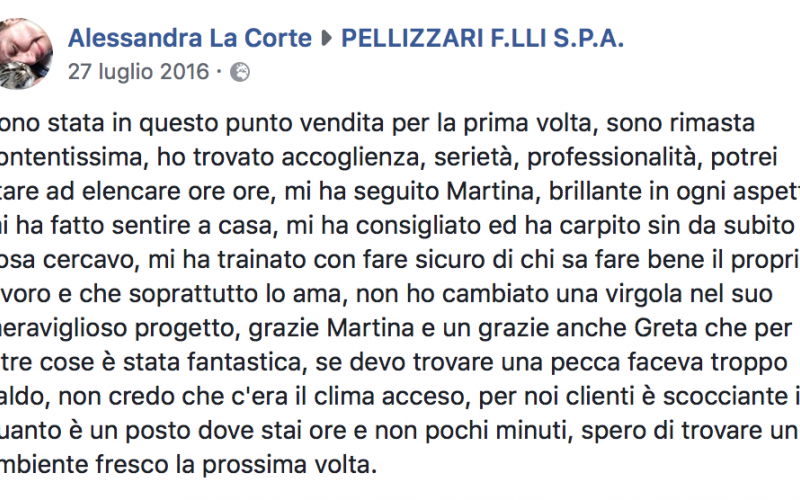 Fratelli Pellizzari review on Martina