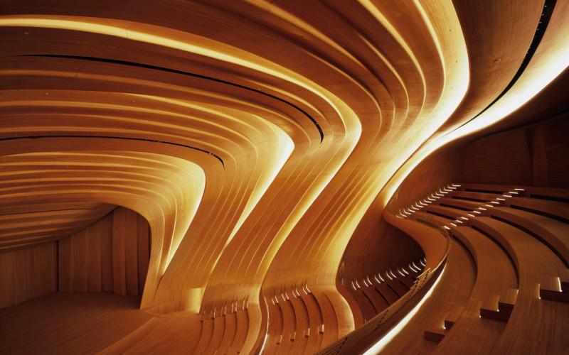 Heydar Aliyev Center, Architetto Zaha Hadid, Baku