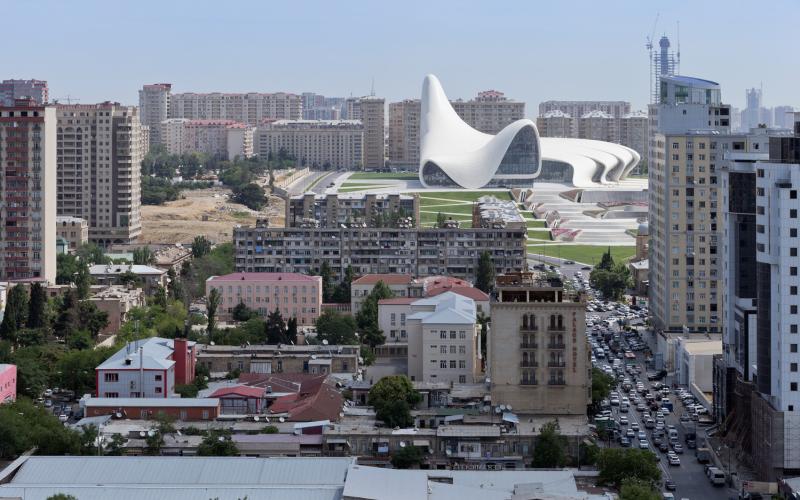 Heydar Aliyev Center, Architetto Zaha Hadid, Baku