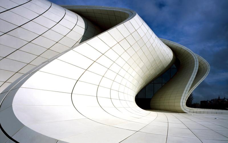 Heydar Aliyev Center, Architetto Zaha Hadid, Baku