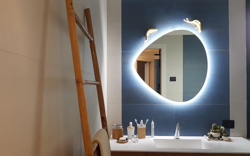 Specchio trucco con luci Yaren - Specchi da terra - Bagno - Soggiorno -  sala da pranzo, bagno e ufficio I CLP