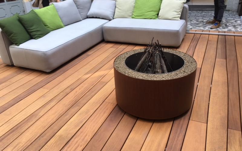 Decking exterior wood flooring in Vicenza