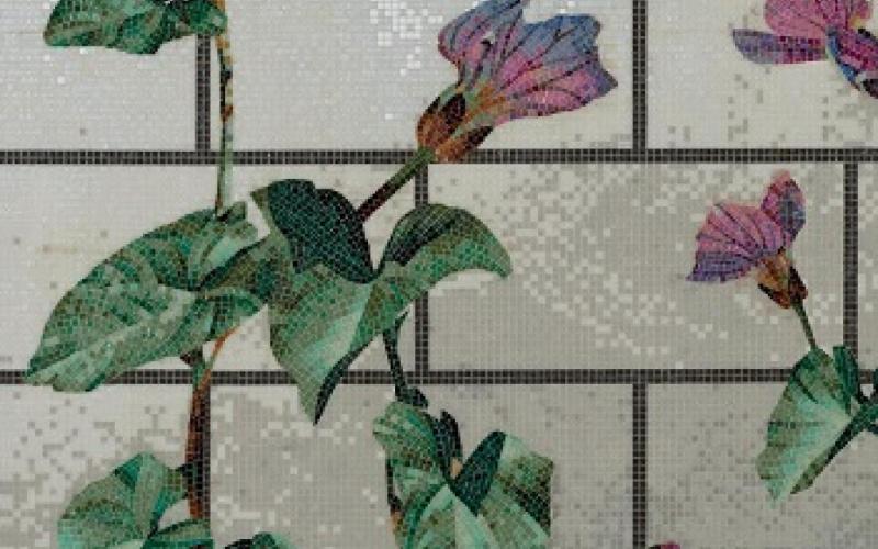 decori flora mosaico bisazza