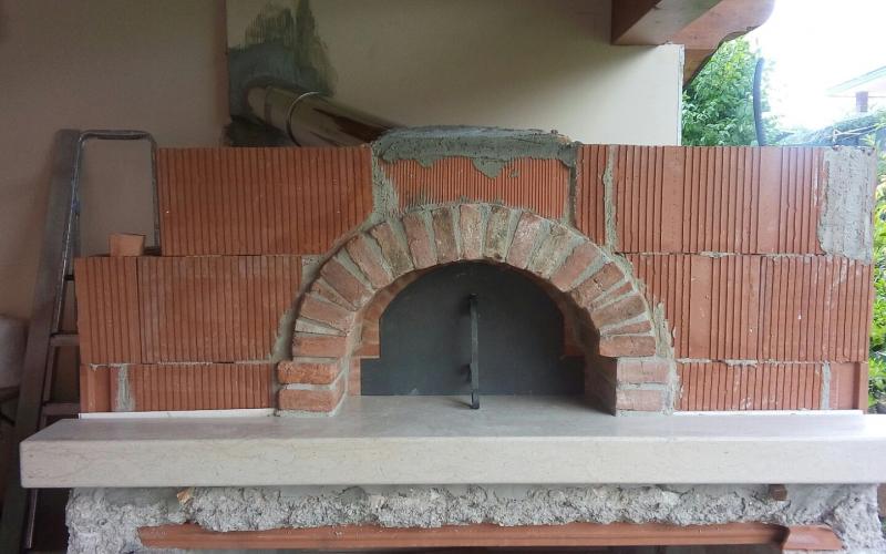 Finitura del forno pizze a Vicenza