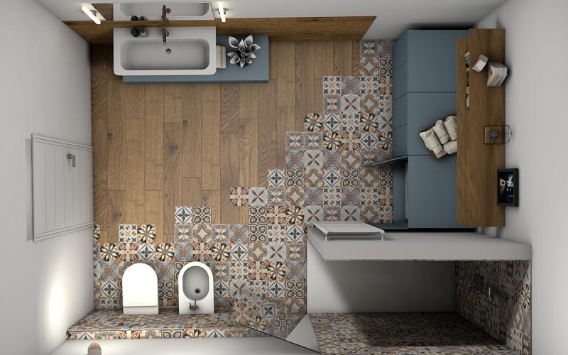 Bathroom Vicenza cementine