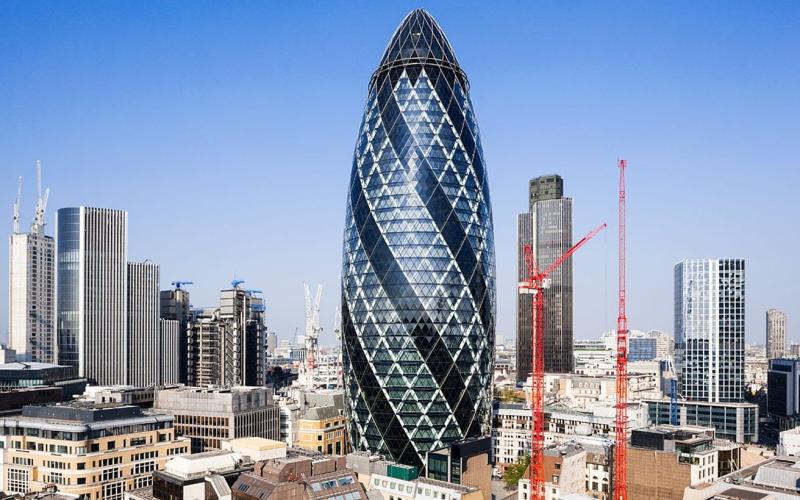 Norman Foster, the Gherkin, Londra