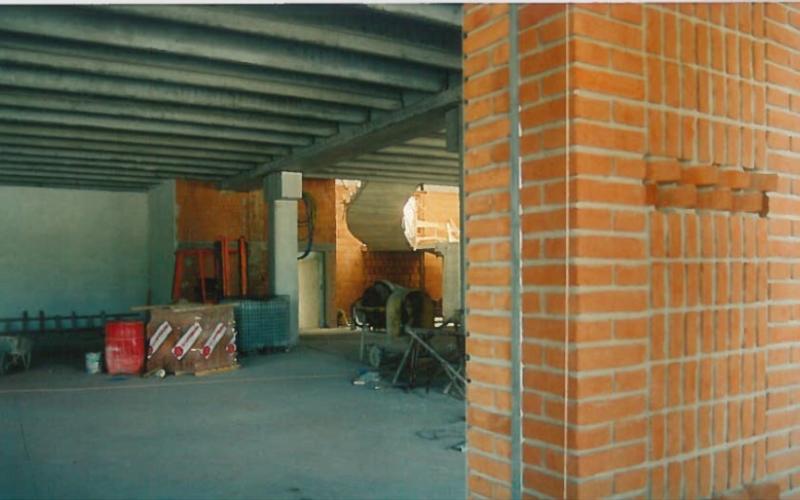Le fasi di costruzione del nuovo negozio di Gambellara della Fratelli pellizzari