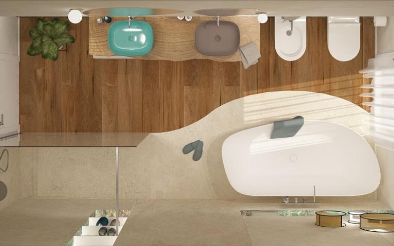 progettazione bagni moderni vasca e doccia