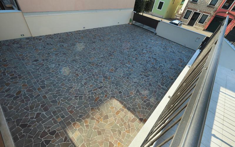 Porphyry for external flooring Vicenza