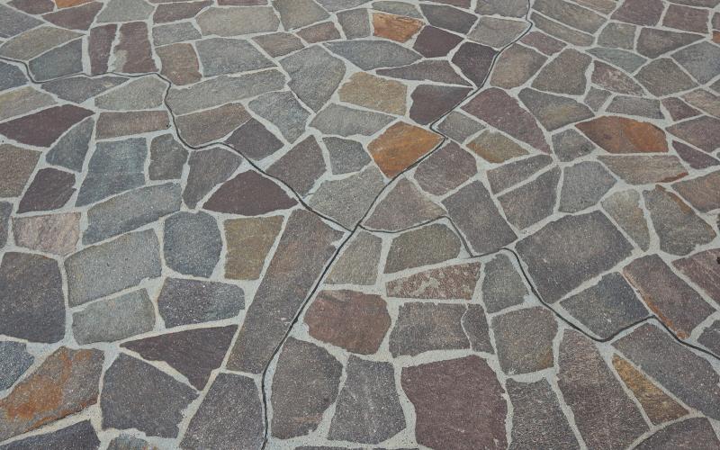 Porphyry outdoor paving Vicenza 