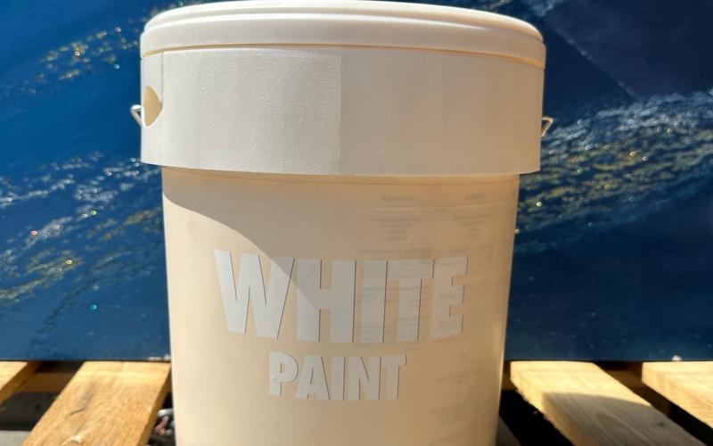 white paint pittura giorgio graesan