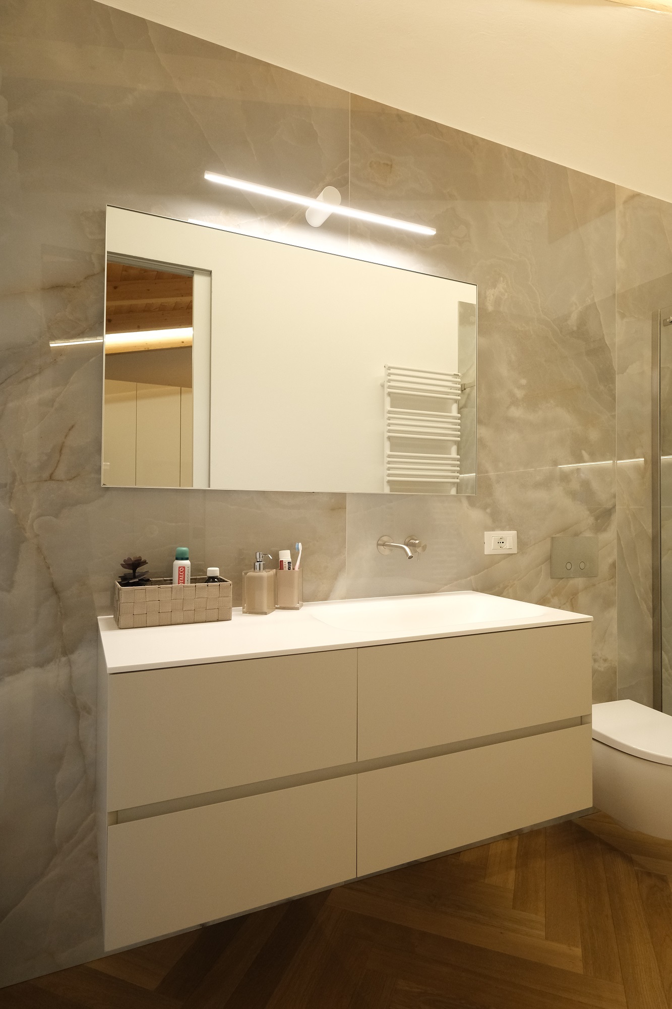 arredo bagno in camera