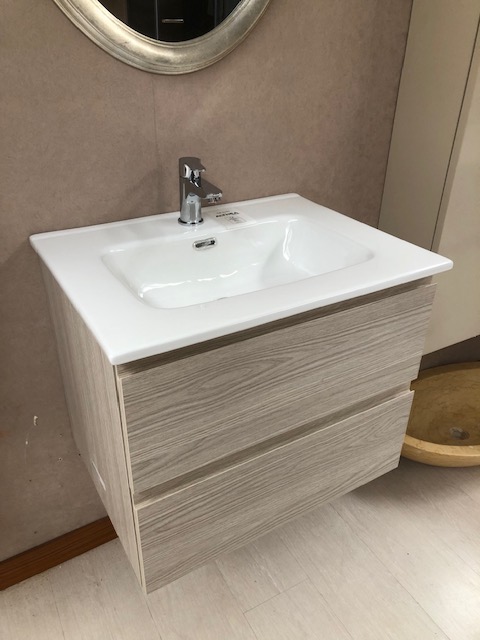 Mobile bagno sospeso piano ceramica mobile laminato