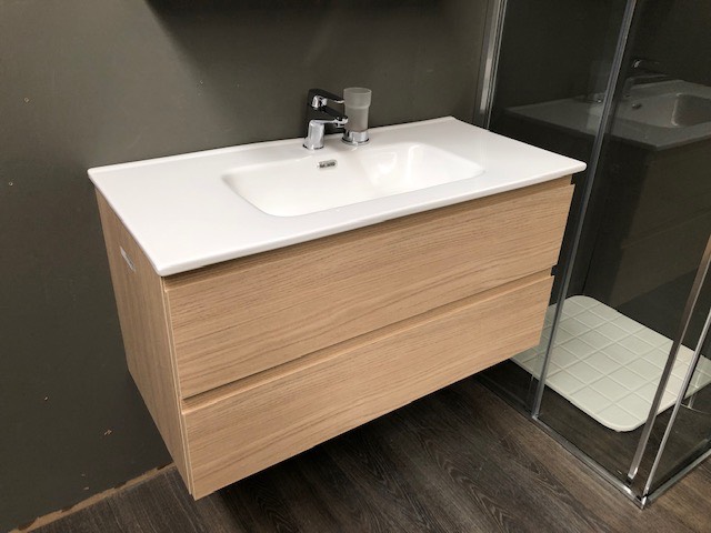 Mobile bagno economico in laminato piano in ceramica