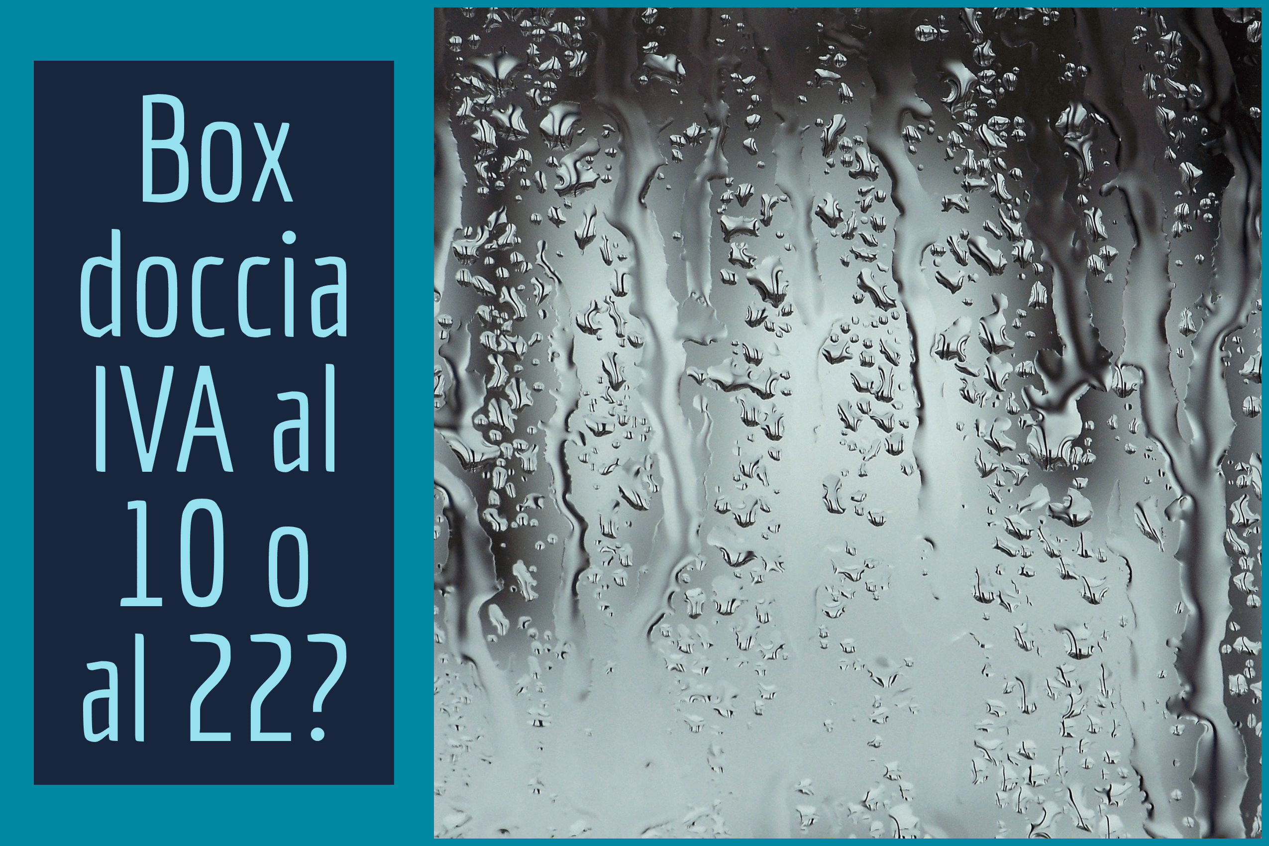 box doccia cabinato agevolazione IVA