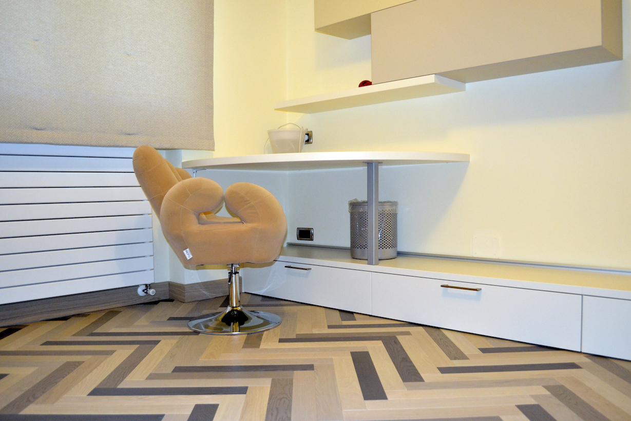 parquet spina pesce multicolor