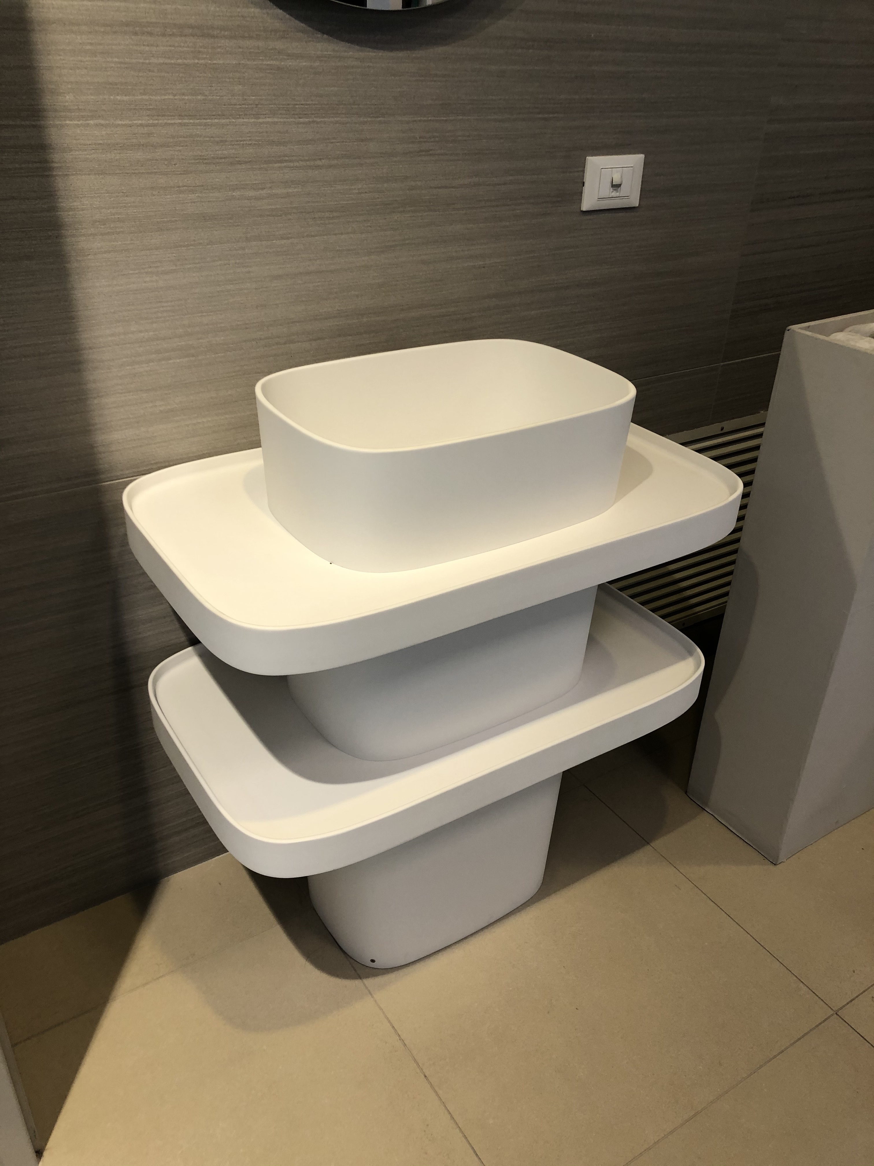 lavabo in corian freestanding Pellizzari Outlet