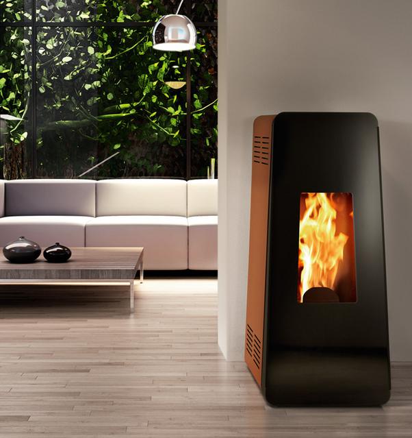 Stufa a pellet Caminetti Montegrappa mod. LIFE - 9 kW ad aria calda ventilata € 1.616,00 i.c.