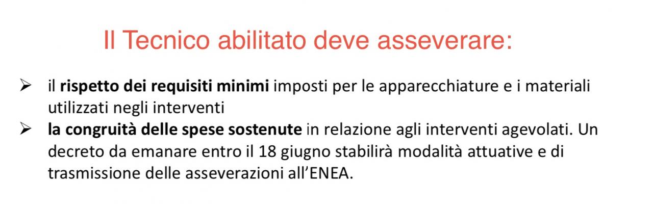 tecnico progettista per 110%