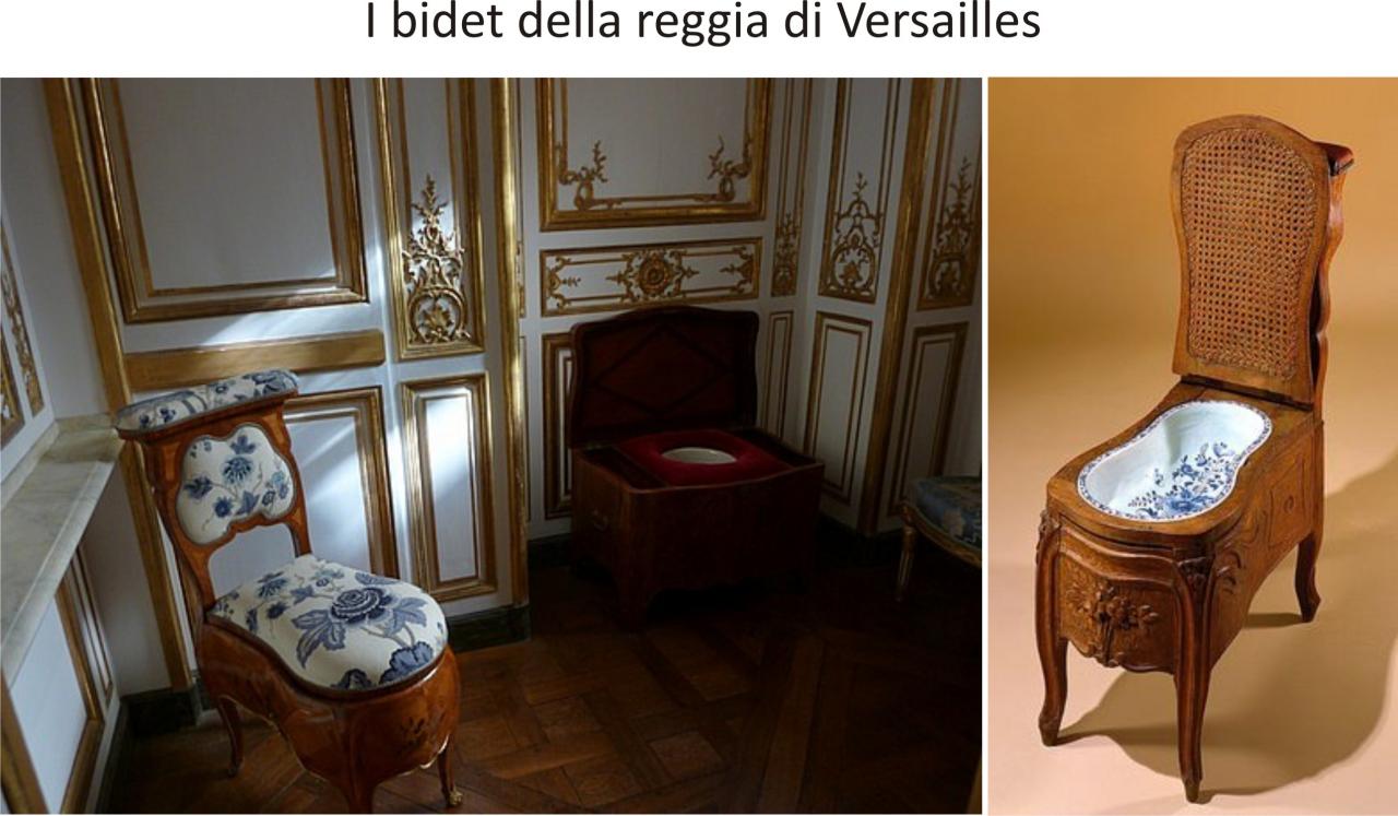 I bidet a versailles