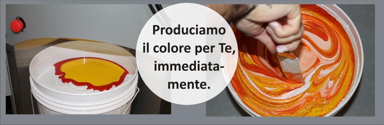 Produzione immediata del colore