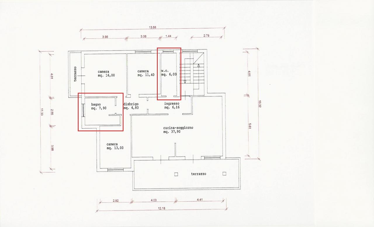 Planimetria della casa dei clienti