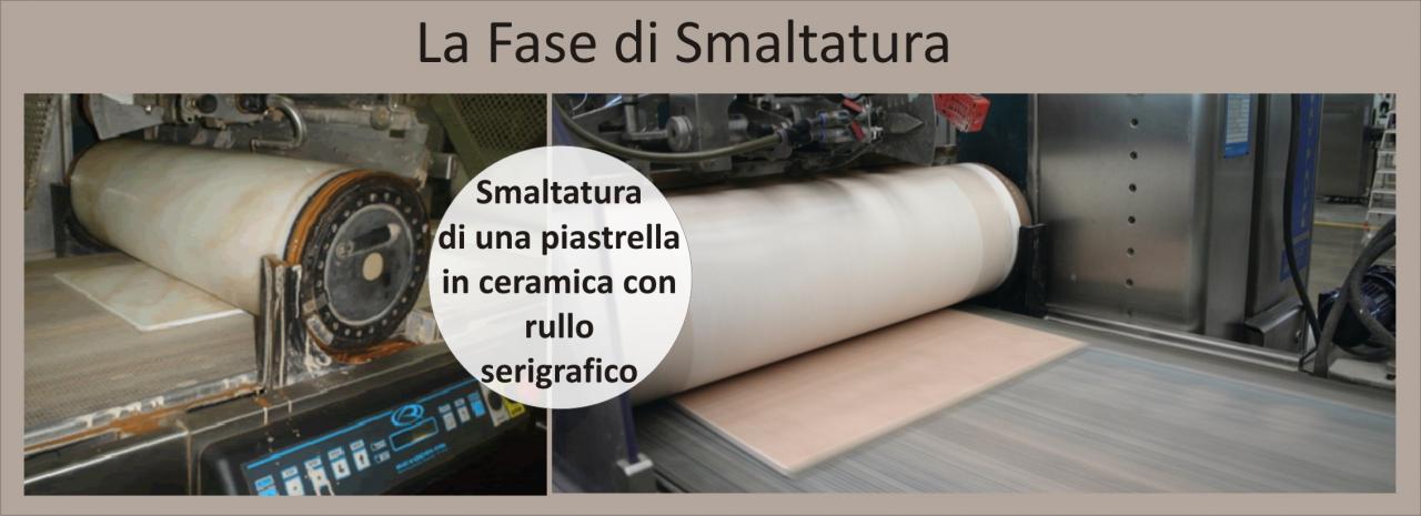 La fase di smaltatura