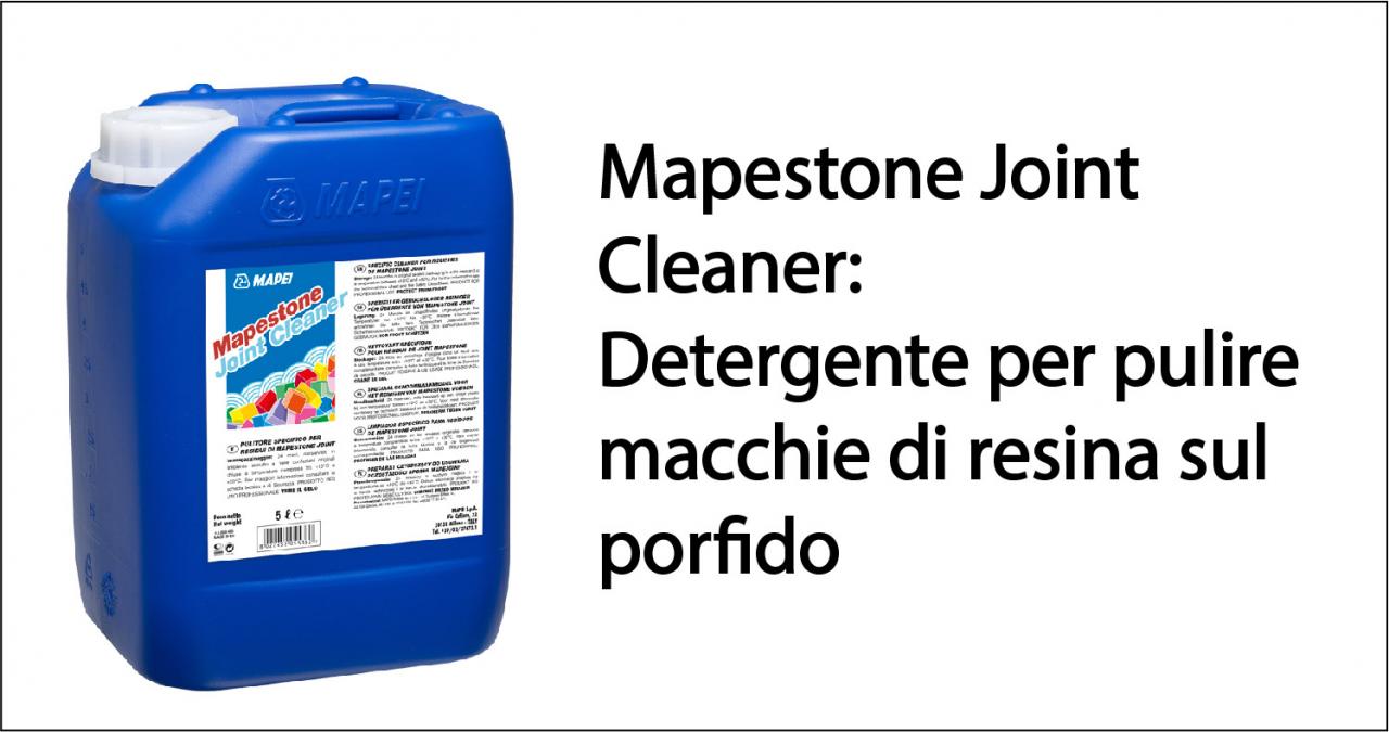 Cleaner di Mapei per resina