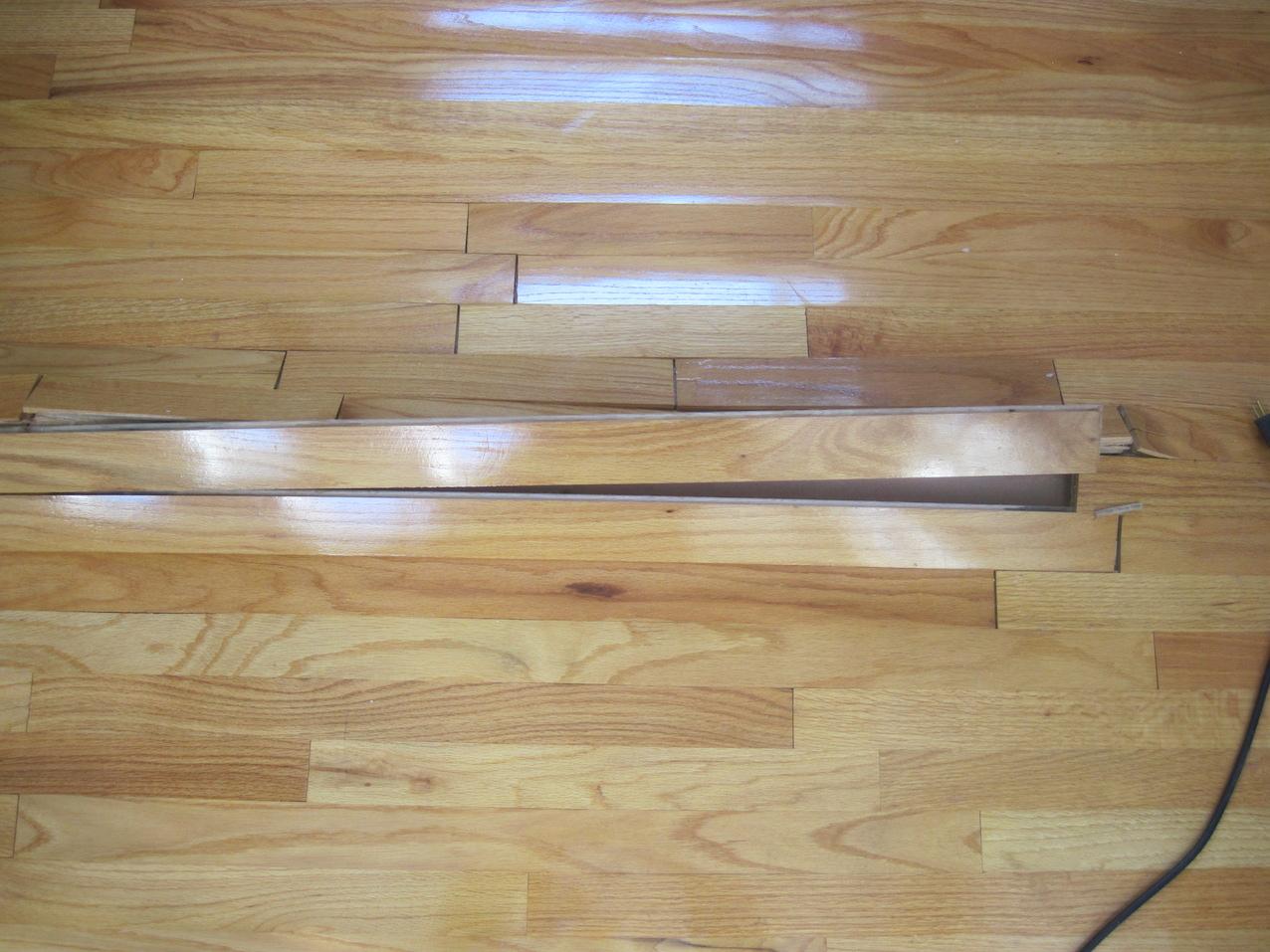 Parquet sollevato corridoio