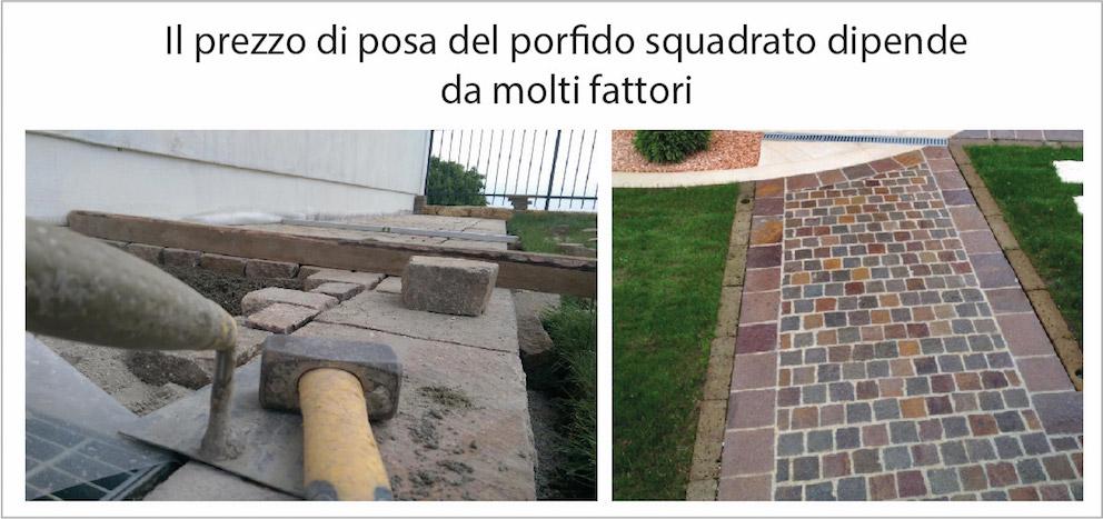 porfido squadrato prezzi posa compresa