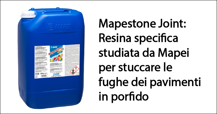 Mapei Stone Joint resina per stuccare porfido