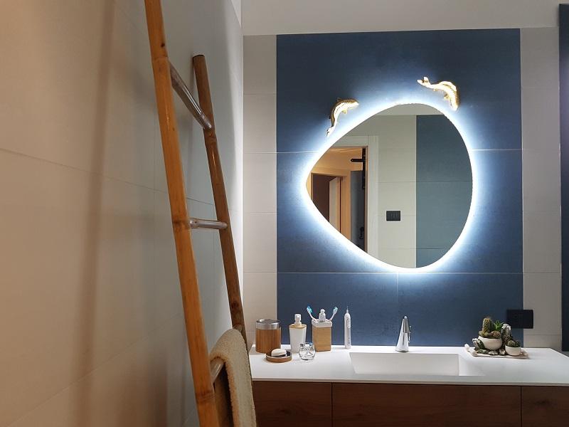 illuminazione bagno moderno luci led Vicenza ristrutturare