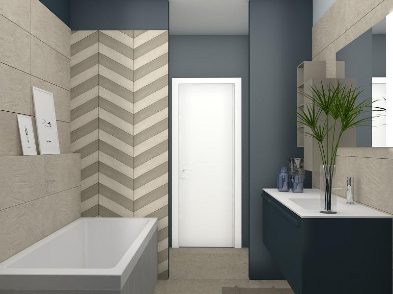 rivestimento bagno geometrie negozio piastrelle arredobagni Vicenza