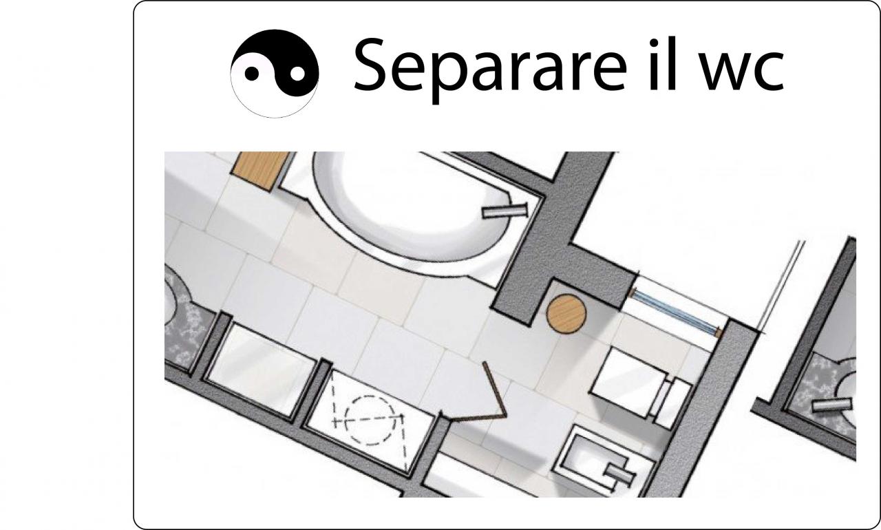 Bagno feng shui wc separato 