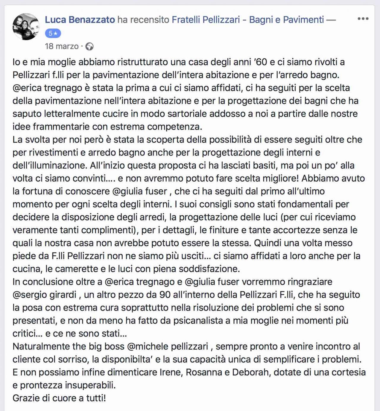 OPINIONI FRATELLI PELLIZZARI