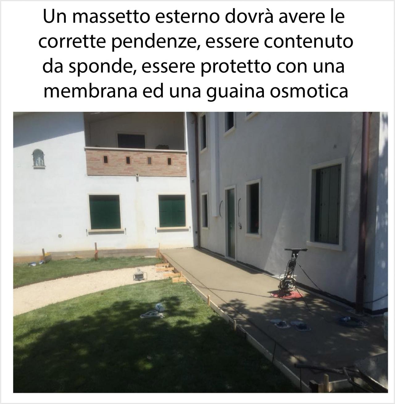 Massetto per esterno