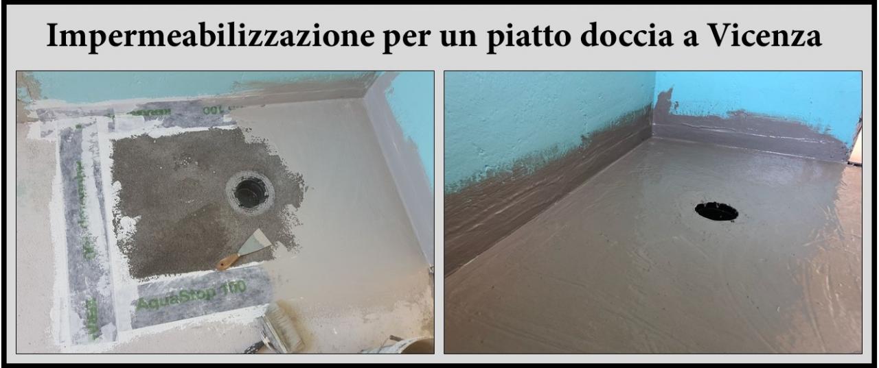 massetto impermeabilizzazione piatto doccia vicenza