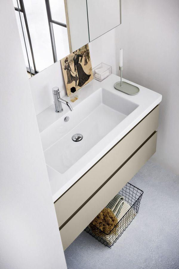 Mobile da bagno sospeso monoblocco