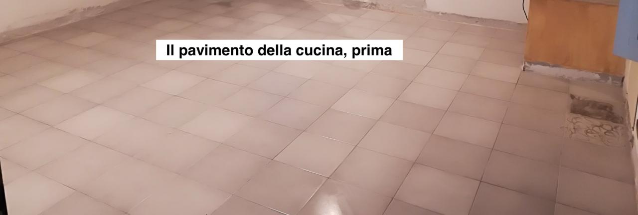 Pavimento cucina prima