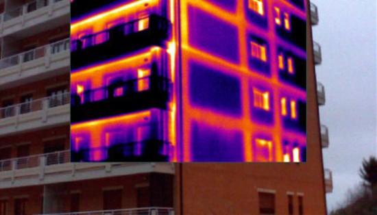 risparmio energetico edifici termocamera